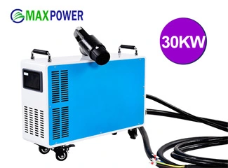 Cargador rápido portátil 30kW DC EV